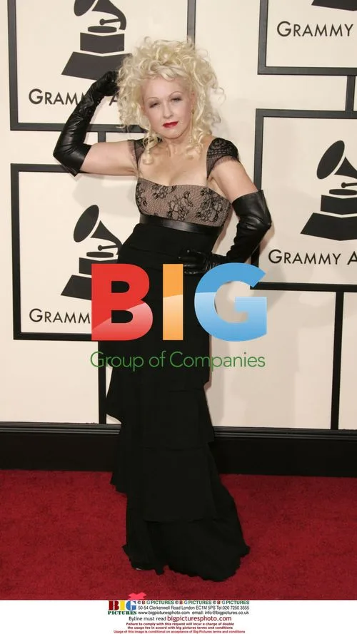 Singer CYNDI LAUPER at 50th GRAMMY Awards