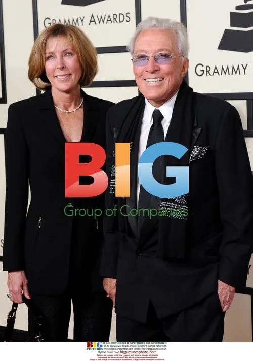 Andy Williams and wife Debbie at 50th Grammys