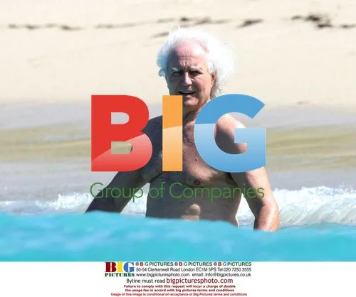 Luciano Benetton enjoys Caribbean sun