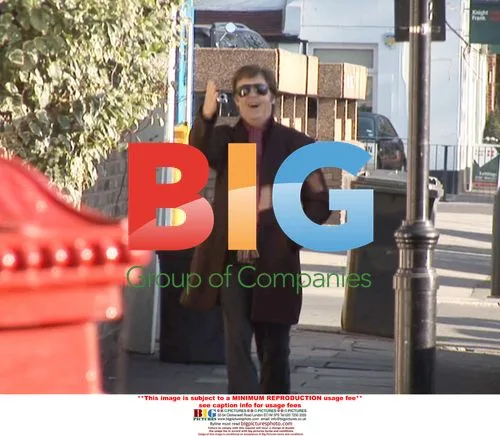 Paul McCartney Pushes Camera