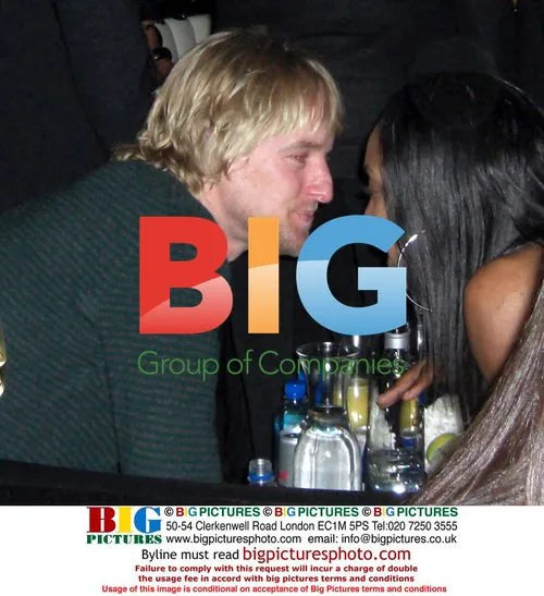 Owen Wilson & Stacey at EW Post-Grammy Party