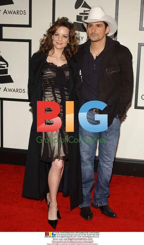 Kimberly Williams and Brad Paisley at 50th Grammys