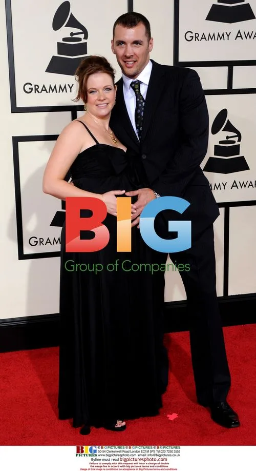 Melissa Joan Hart and Mark Wilkerson at Grammys