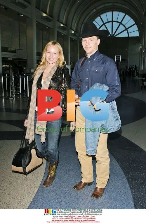 Jewel and Ty Murray Depart LA Airport