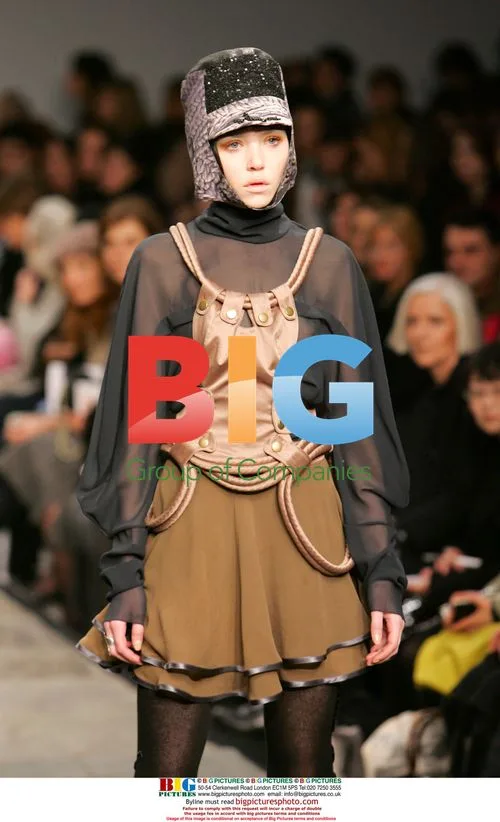 Model at Bora Aksu LFW show
