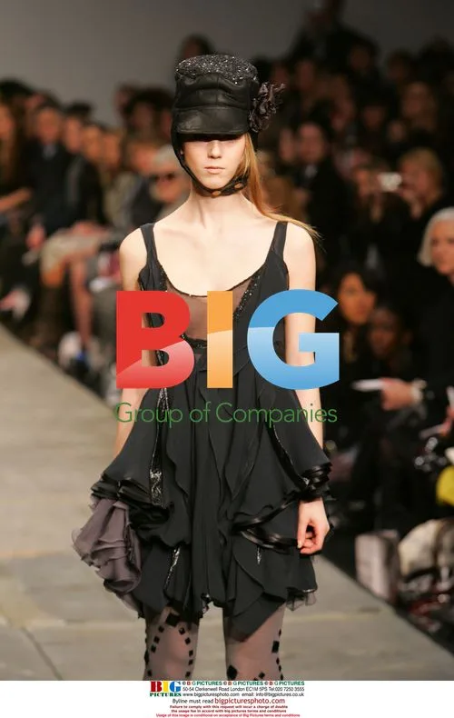 Model at Bora Aksu LFW Show
