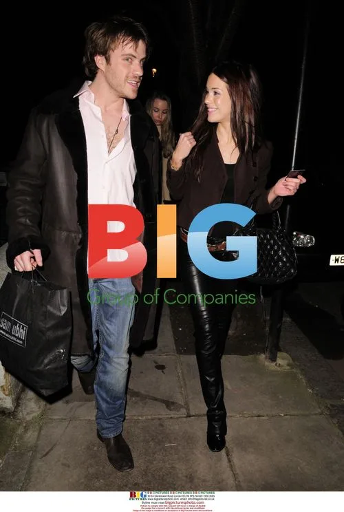 Roxanne McKee and Robert Kazinsky Leave The Lonsdale