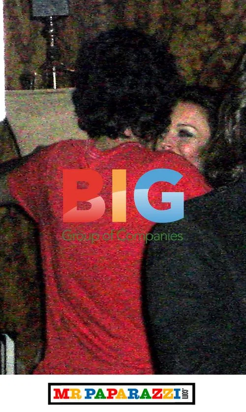 Lindsay Lohan and Adrian Grenier at S Bar