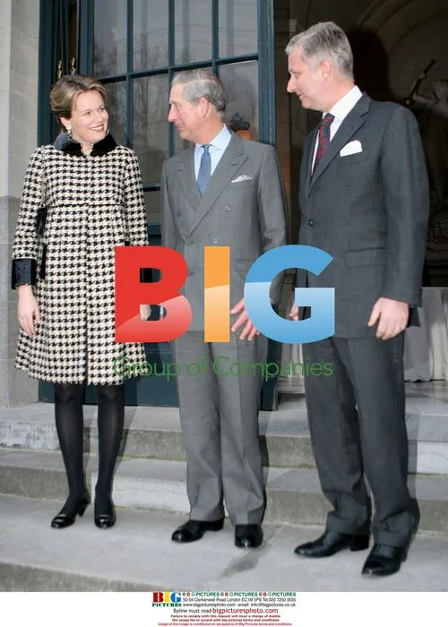 Prince Charles Meets Belgian Royals