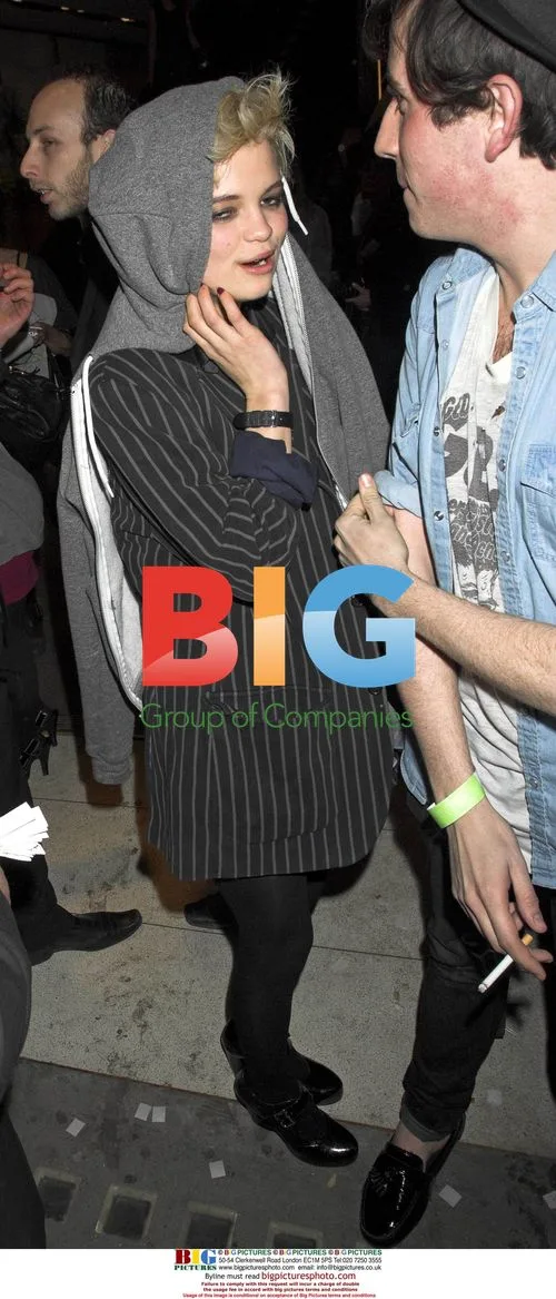 Pixie Geldof and Nick Grimshaw at Hadley Freeman book launch
