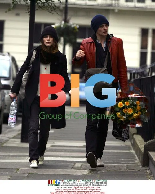 Keira Knightley and Rupert Friend on Valentine's Day