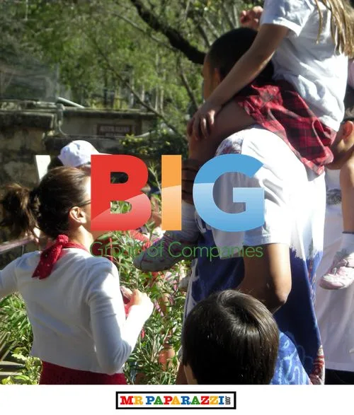 Eva Longoria and Tony Parker at San Antonio Zoo