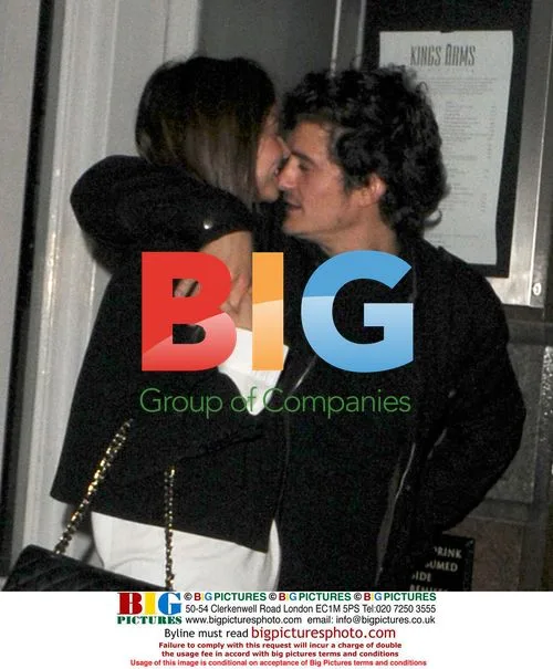Orlando Bloom with new girlfriend Miranda Kerr