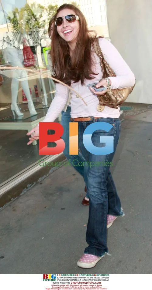 Alli Sims Shopping at Kitson in Beverly Hills