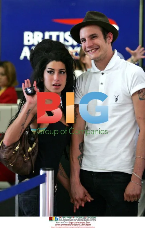 Amy Winehouse and Blake Fielder-Civil at LAX