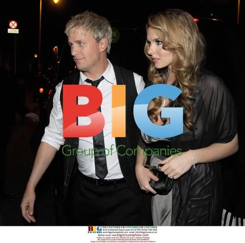 Westlife's Kian Egan and Jodi Albert at Meteor Awards Afterparty