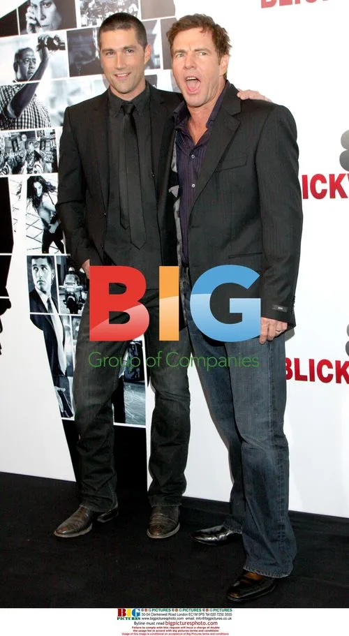 Dennis Quaid and Matthew Fox at 'Vantage Point' photocall