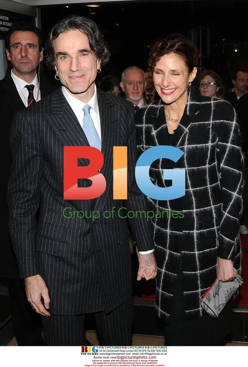 Daniel Day-Lewis and Rebecca Miller at 'There Will Be Blood' Premiere