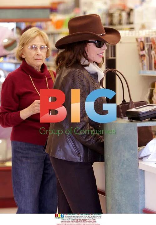 Joan Collins and Nikki Haskell shop in Beverly Hills