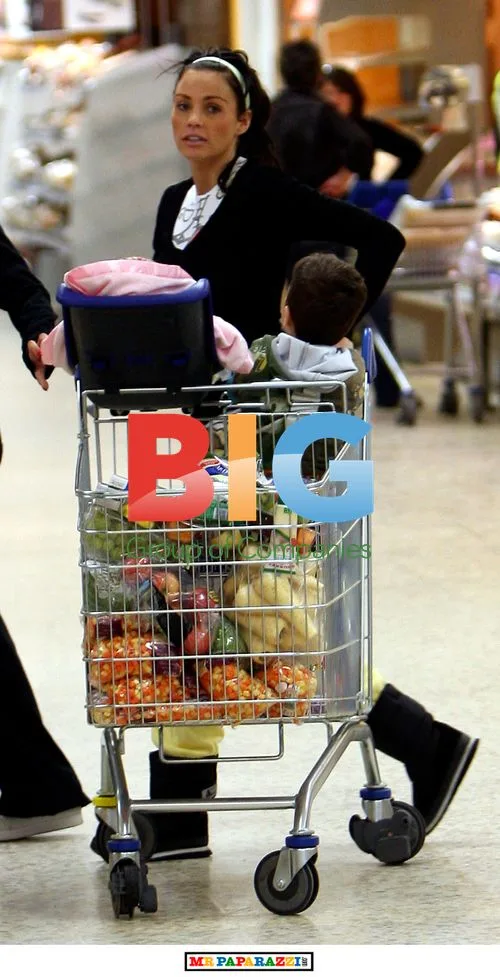 Katie Price and Family Food Shopping