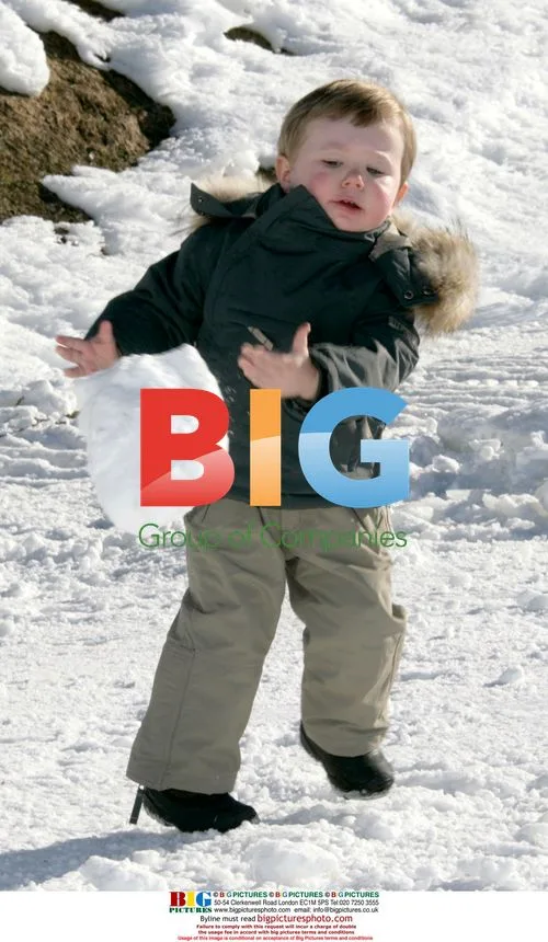 Crown Couple with Prince Christian in Verbier