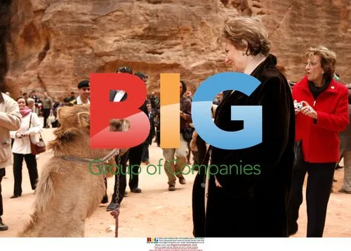 Portuguese president and first lady visit Petra, Jordan