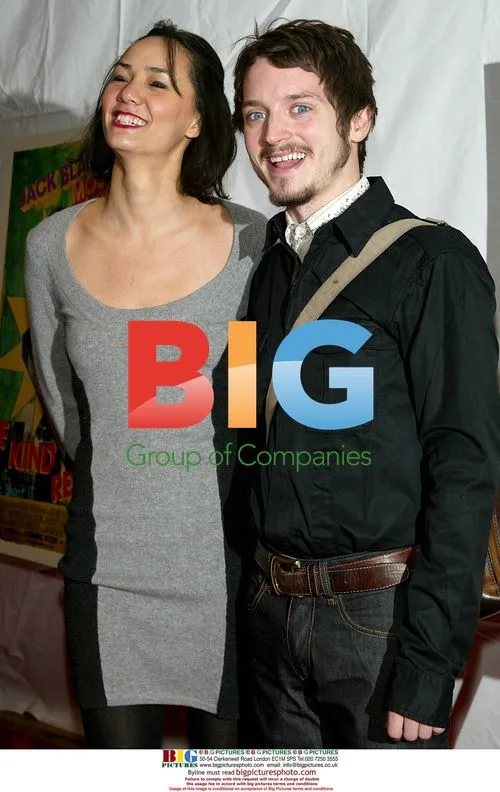 Elijah Wood and Pamela Racine at "Be Kind Rewind" Premiere