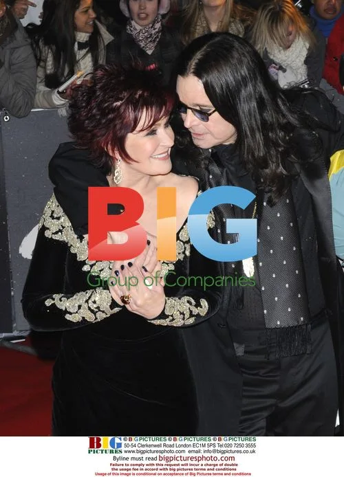 Sharon Osbourne and Ozzy Osbourne at BRIT Awards
