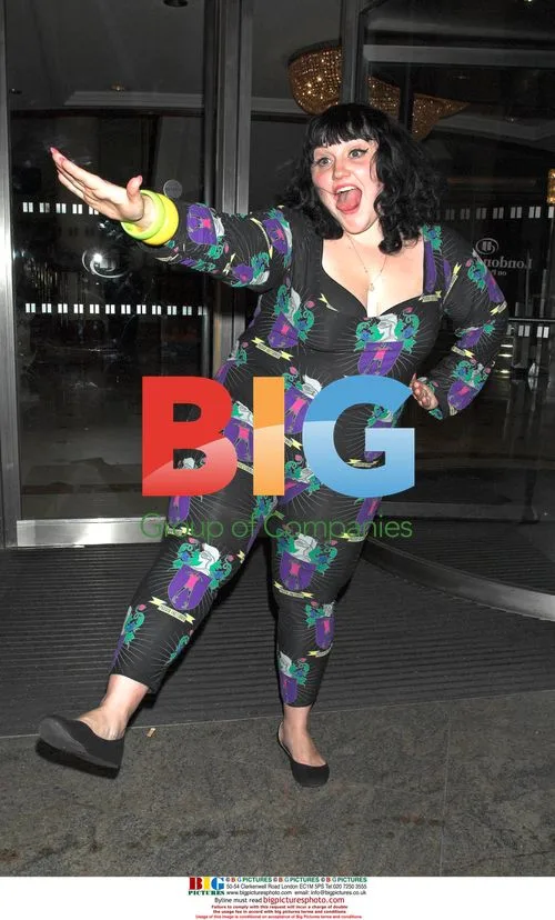 Singer Beth Ditto at London Hotel