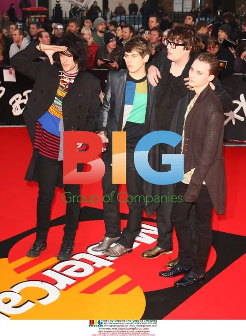 Celebrities at The Brit Music Awards 2008