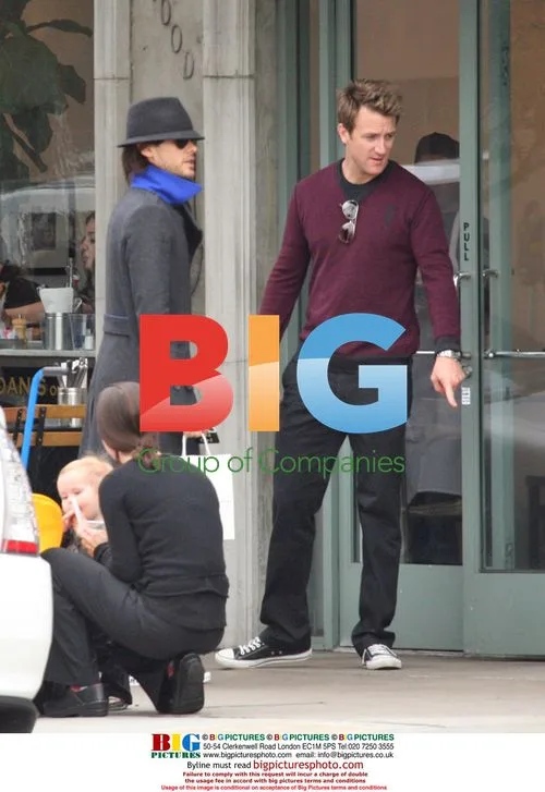 Jared Leto Enjoys Lunch With Friend