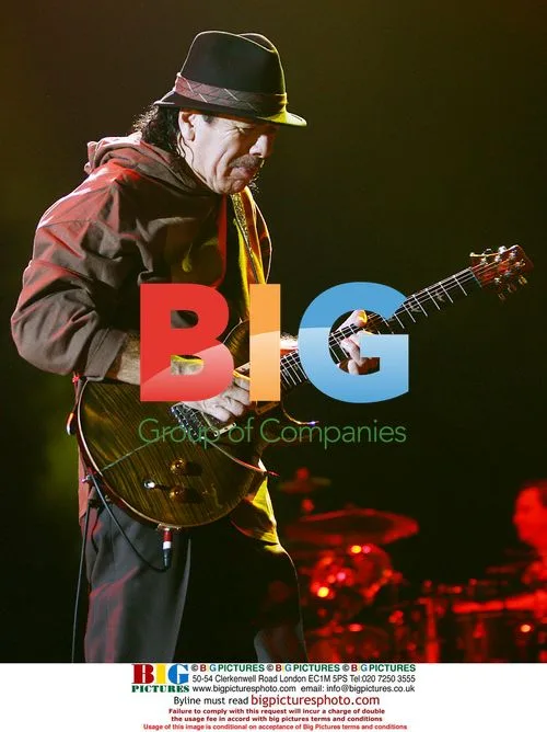 Carlos Santana Performs at Burswood Dome
