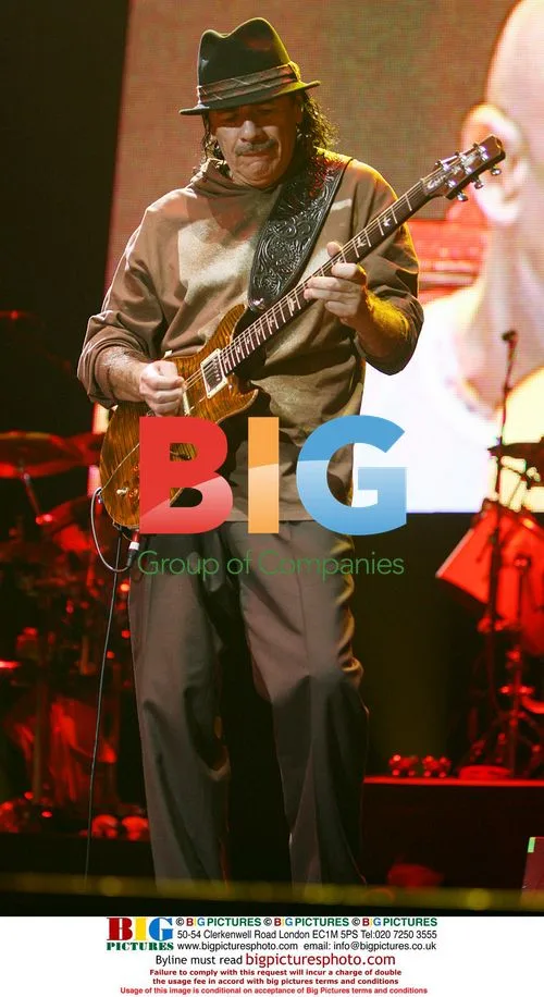 Carlos Santana Performs in Perth