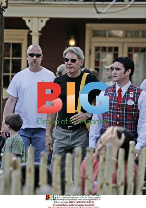 Harrison Ford and Family at Disneyland