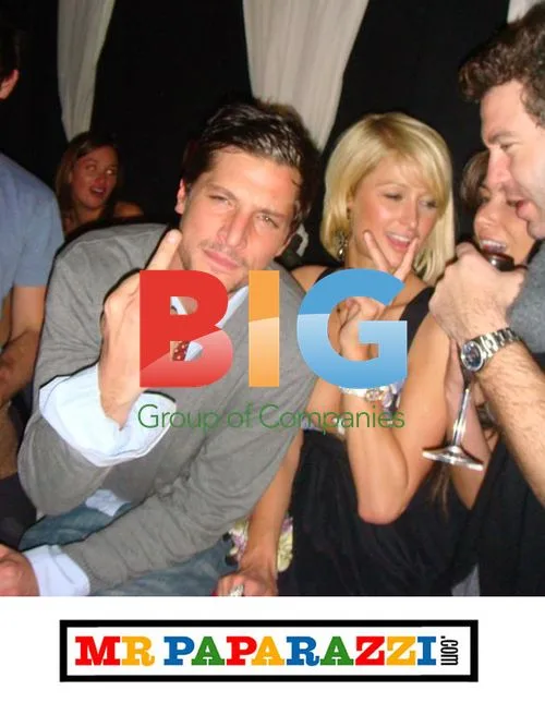 Paris Hilton Out With Friends