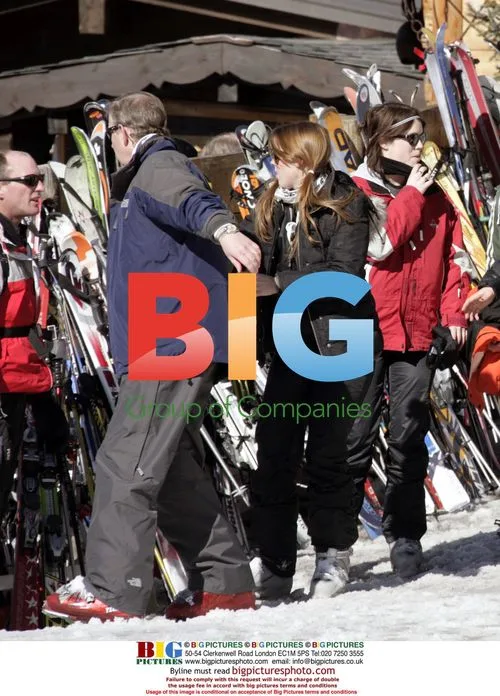 Prince Andrew & Daughters Ski in Verbier