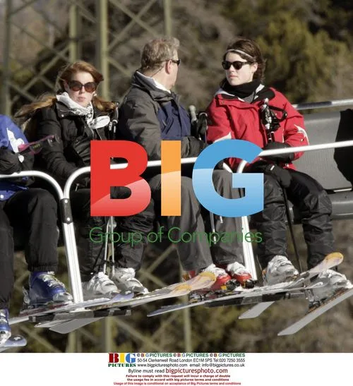 Prince Andrew and Daughters Ski in Verbier