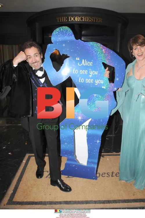 Robert Lindsay and wife Rosemarie at Bruce Forsyth's 80th party