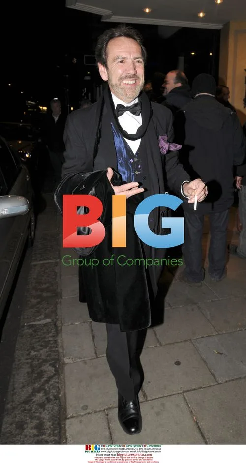 Robert Lindsay leaving 80th birthday party