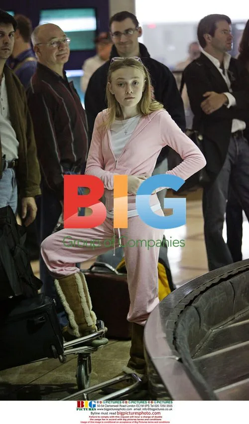 Dakota Fanning Lands at LAX Ahead of 14th Birthday