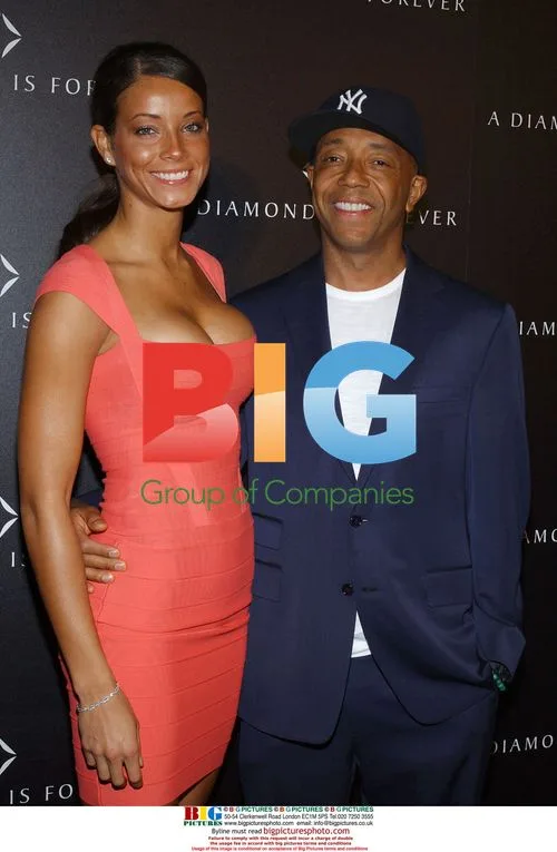 Russell Simmons and Porschia Coleman at Diamond Dinner