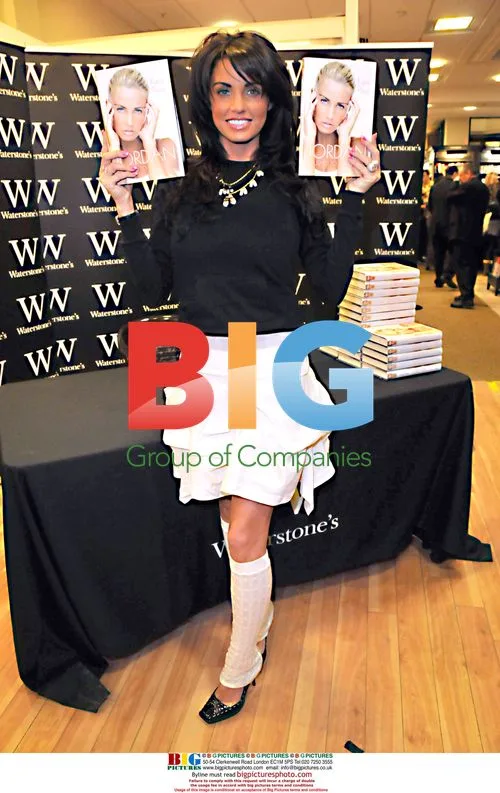 Katie Price Book Signing
