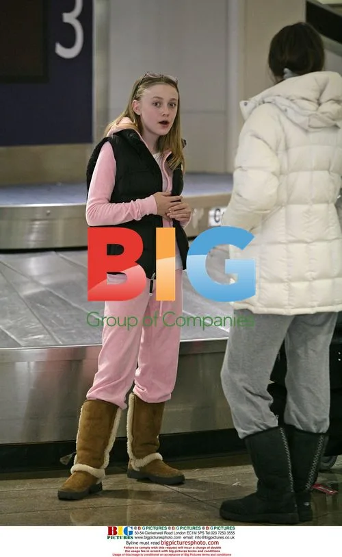 Dakota Fanning Spotted at LAX