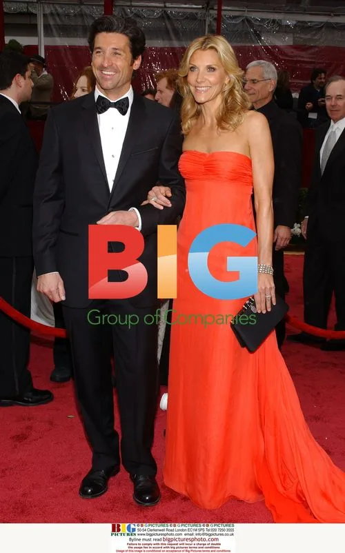 Patrick Dempsey and Jill Fink at 80th Oscars