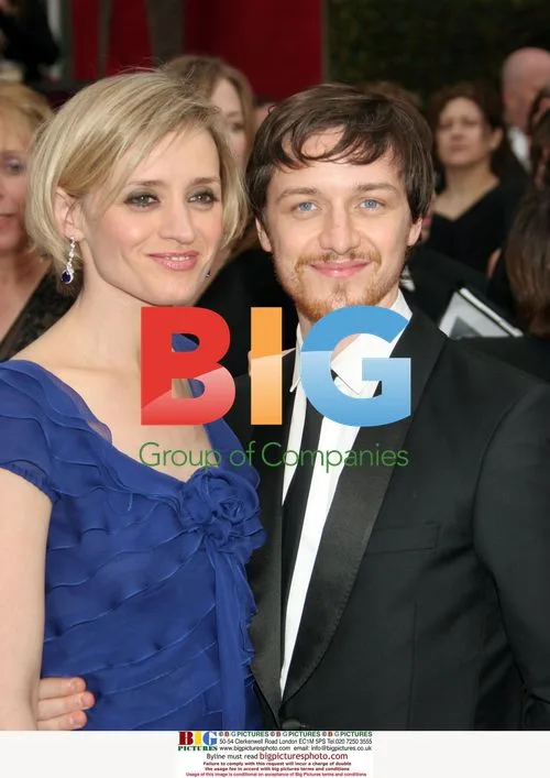 James McAvoy and Wife at the 80th Oscars