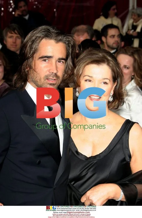 Colin Farrell and Mother at Oscars