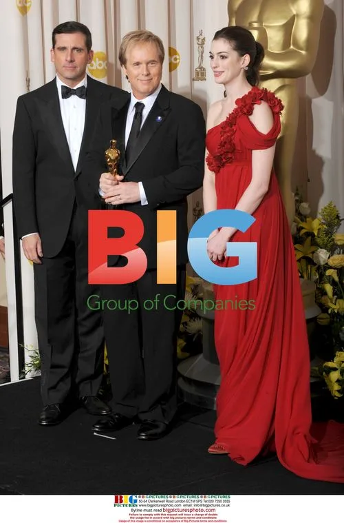 Carell, Hathaway, Bird at 80th Academy Awards