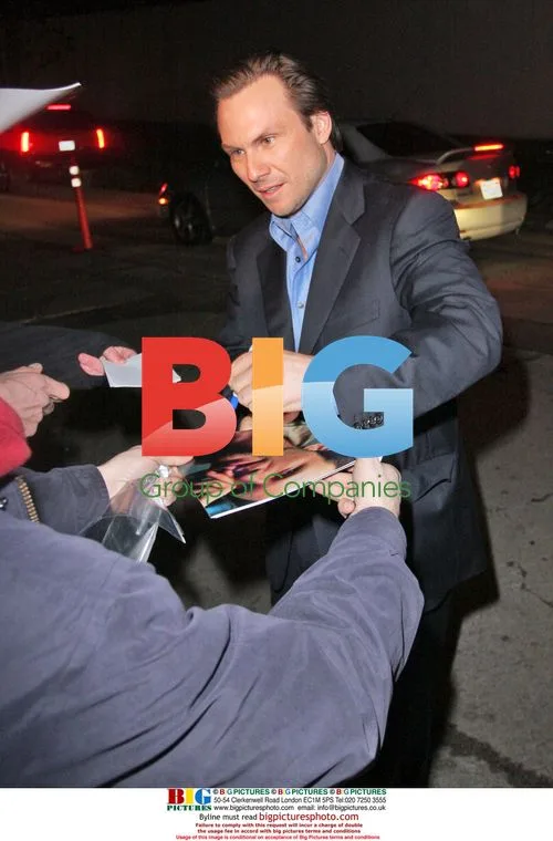 Christian Slater at Beverly Hills Mansion Party