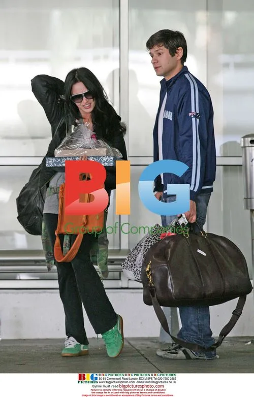 Megan Fox and Mystery Man at LAX