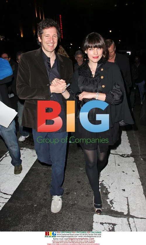 Paul W.S. Anderson and Milla Jovovich at People Magazine Party